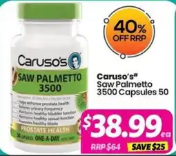 Your Discount Chemist Carusos offer