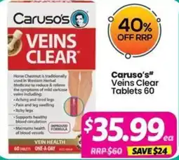 Your Discount Chemist Carusos offer