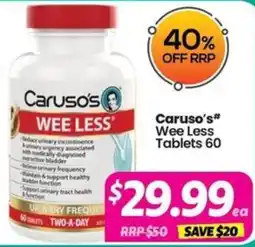 Your Discount Chemist Carusos offer