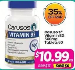 Your Discount Chemist Carusos offer