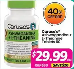 Your Discount Chemist Carusos offer
