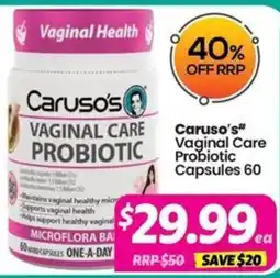 Your Discount Chemist Carusos offer