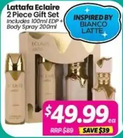 Your Discount Chemist Lattafa Eclaire 2 Piece Gift Set offer