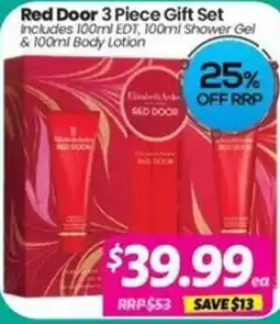 Your Discount Chemist Red Door 3 Piece Gift Set offer