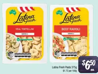 Farmer Jack's Latina Fresh Pasta offer
