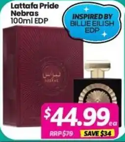 Your Discount Chemist Lattafa Pride Nebras offer