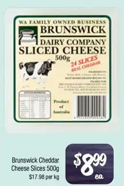 Farmer Jack's Brunswick Cheddar Cheese Slices offer