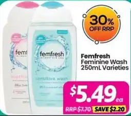Your Discount Chemist Femfresh offer