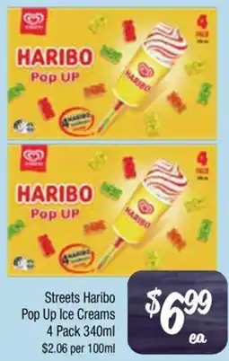 Farmer Jack's Streets Haribo Pop Up Ice Creams offer