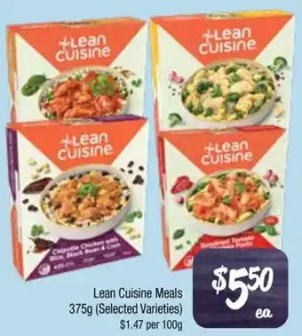 Farmer Jack's Lean Cuisine Meals offer