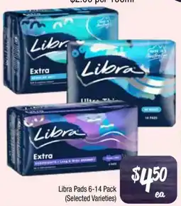 Farmer Jack's Libra Pads offer