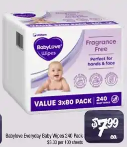 Farmer Jack's Babylove Everyday Baby Wipes offer
