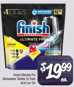 Farmer Jack's Finish Ultimate Pro Dishwasher Tablets offer
