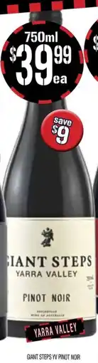 Farmer Jack's Giant steps yv pinot noir offer