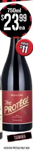 Farmer Jack's Holm oak protege pinot noir offer