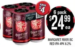 Farmer Jack's Margaret river bc red ipa 4pk 6.2% offer