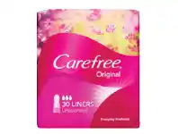 Carefree Panty Liners Regular 30 Pack