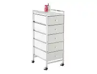 Howards Storage World Howards 5 Drawer Cabinet Trolley offer