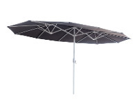 Stratco Sunscape Charcoal Oval Umbrella offer