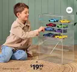 ALDI Stackable Acrylic Storage Cubes 2pk offer