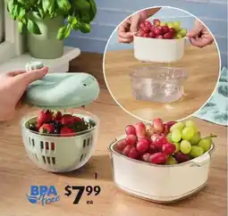 ALDI Mini Fruit Spinner or Strainer Bowl offer