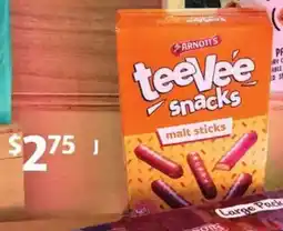 ALDI Arnott's Malt TeeVee Snacks offer
