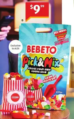 ALDI Bebeto Pick and Mix party pack offer