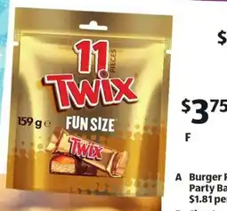 ALDI Twix Share Pack offer