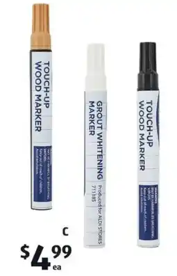 ALDI Wood Touch Up or Grout Whitening Pens offer