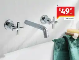 ALDI Bath Tap Set offer