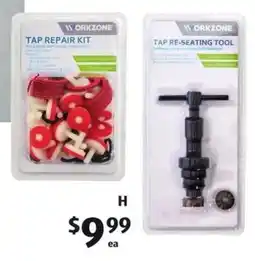 ALDI Assorted Tap and Washer Sets or Re seating Tool offer