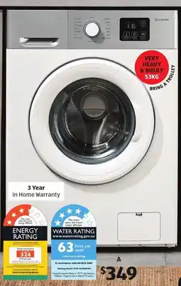 ALDI Front Load Washing Machine offer