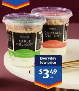 ALDI Premiére Strained Greek Yogurt offer