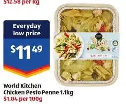 ALDI World Kitchen Chicken Pesto Penne offer