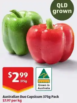 ALDI Australian Duo Capsicum Pack offer