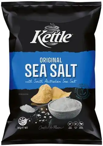IGA Kettle Classic Potato Chips Selected Varieties offer