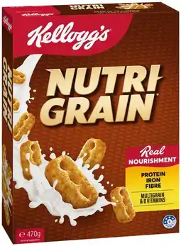 IGA Kellogg’s Nutri‑Grain Cereal offer
