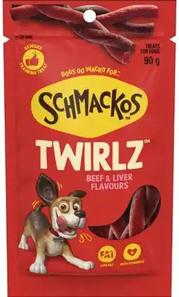 IGA Schmackos Twirlz Dog Treats Selected Varieties offer