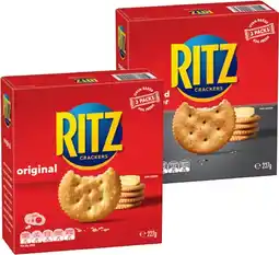 IGA Ritz Crackers 217‑227g Selected Varieties offer