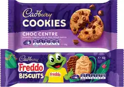 IGA Cadbury Cookies 156g, Freddo 167g or Fingers Milk Chocolate Biscuits 114g Selected Varieties offer