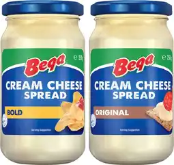 IGA Bega Cream Cheese Spread Selected Varieties offer