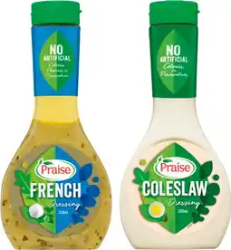 IGA Praise Dressing Selected Varieties offer