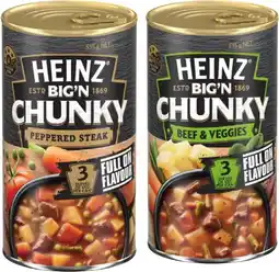 IGA Heinz Big’N Chunky Soup Selected Varieties offer