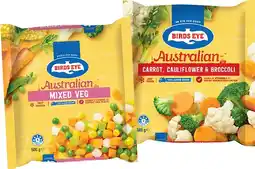 IGA Birds Eye Snap Frozen Vegetables Selected Varieties offer