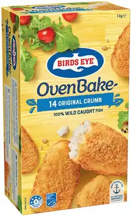 IGA Birds Eye Oven Bake Original Crumb Fish Fillets offer