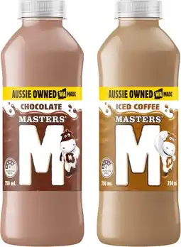 IGA Masters Flavoured Milk Selected Varieties offer