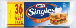 IGA Kraft Singles Original Cheese 36 Slices Family Pack offer