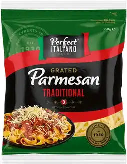 IGA Perfect Italiano Traditional Grated Parmesan Cheese offer