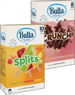 IGA Bulla Ice Cream or Frozen Yoghurt Sticks 8‑14 Pack Selected Varieties offer