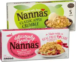IGA Nanna’s Fruit Crumble Selected Varieties offer